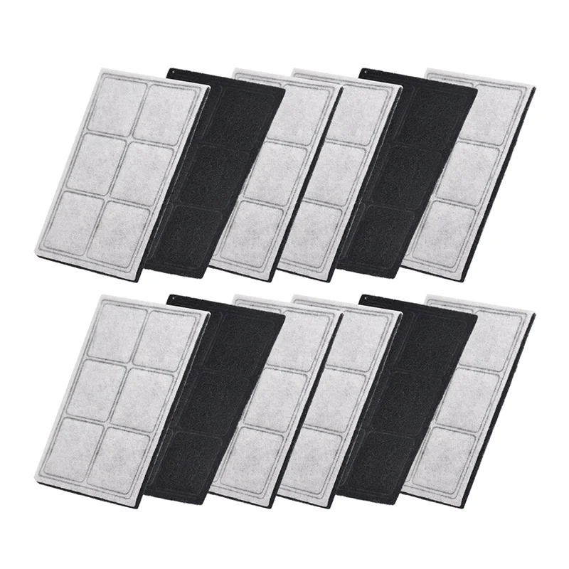 

A59T 12 Pcs Water Fountain Filters Replacement for Pets Cat Dogs Water Drinking Fountain Dispenser