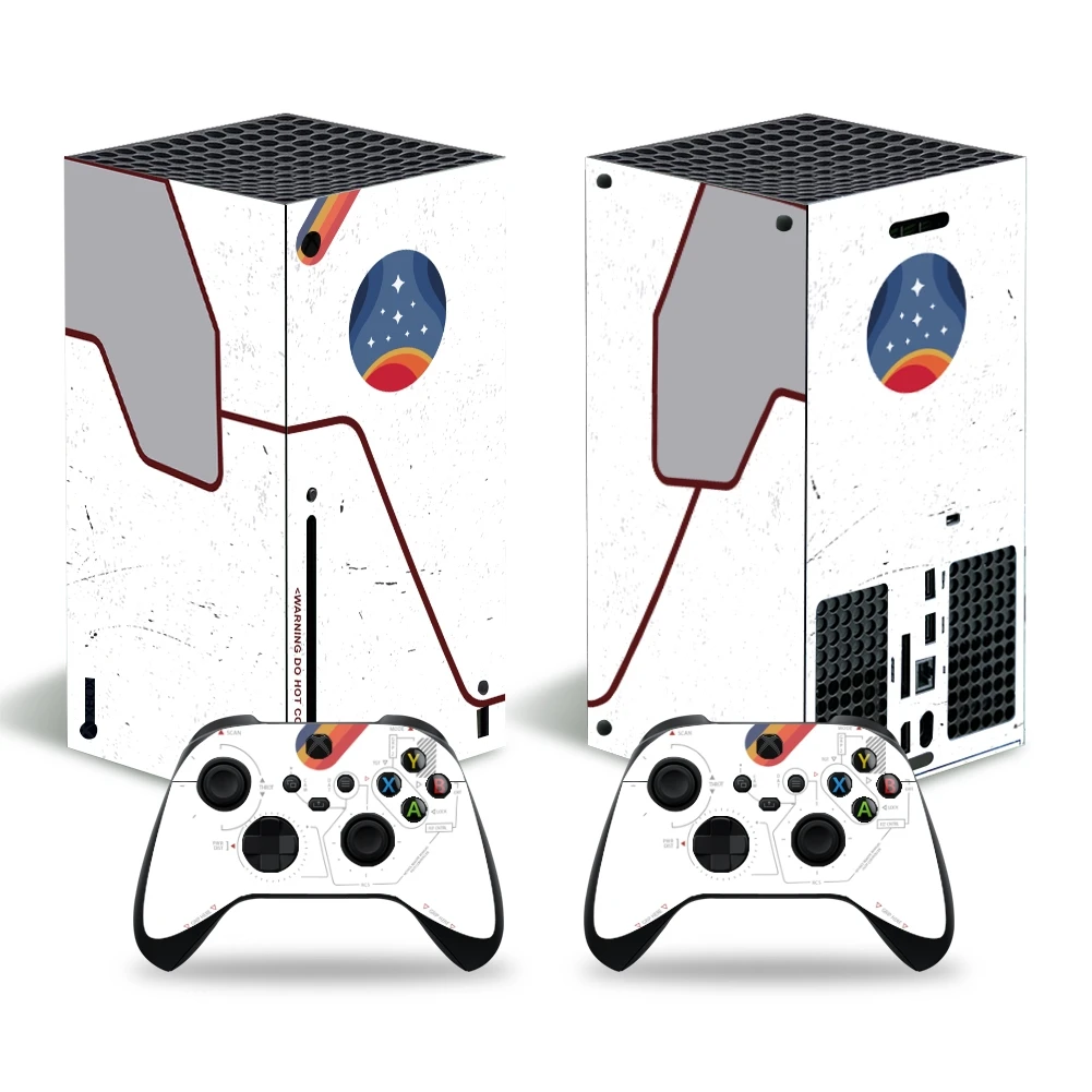 Beautiful White For Xbox Series X Skin Sticker For Xbox Series X Pvc Skins For Xbox Series X Vinyl Sticker Protective Skins 1