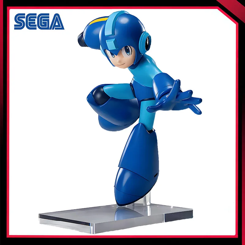 

Original Genuine SEGA Luminasta Rockman Action Figure PVC Collectible Model Mega Man 19Cm Anime Figure Children Toy Holiday Gift