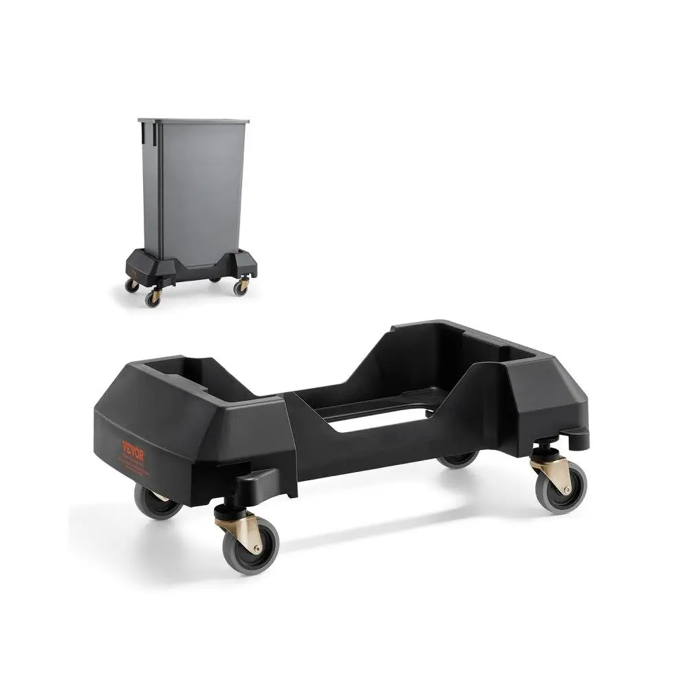 

Slim Trash Can Dolly with Wheels for 16/23 Gal Bin Heavy Duty 200lbs Capacity