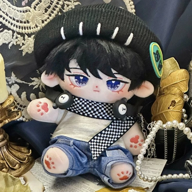 

Stuffed 20cm Anime Mr Love Queen Choice Victor Cartoon Plush Doll Toy COS Dress-up Children Adults Collectible Cotton Gifts