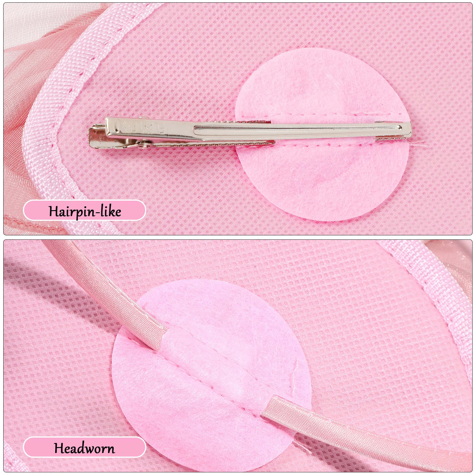 

Fashionable Tea Party Headpiece Women's Pink Fascinator Hat Delicate Craftsmanship Ideal for Weddings Banquets and Formal