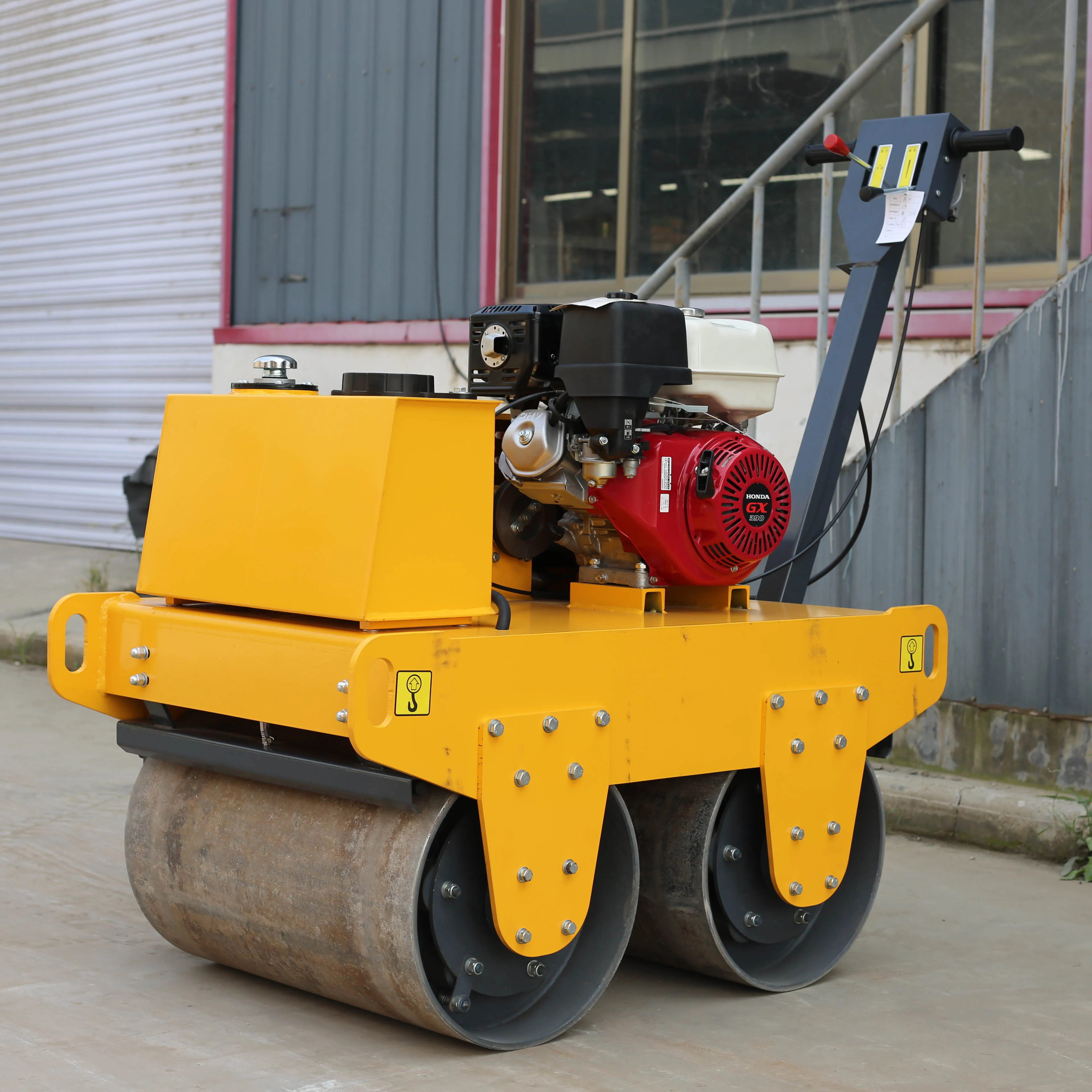 1 2 3 Ton Drum Road Roller Compactor Hydraulic Roller with Motor Construction Machinery for Sale