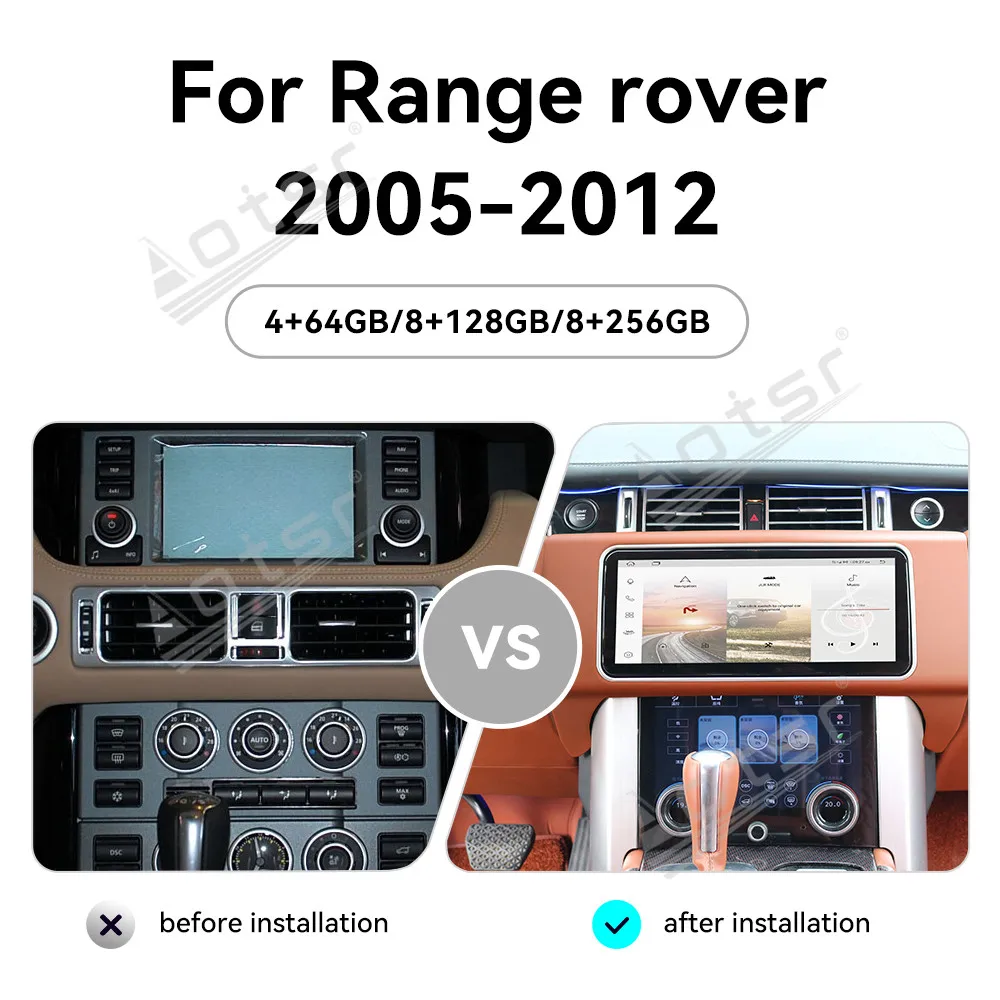 Car Multimedia Stereo Player Android Auto Carplay For Land Rover Range Rover 2005-2012 GPS Navigat Car Radio Receiver Head Unit