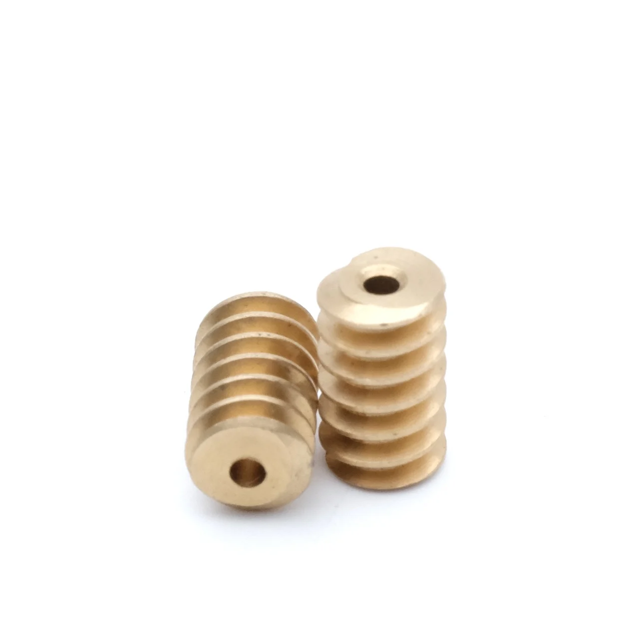 0.6M 1.98MM 2MM Hole 12mm*7mm Diameter Copper Worm Gear LOW NOISE Hardware Transmission Parts