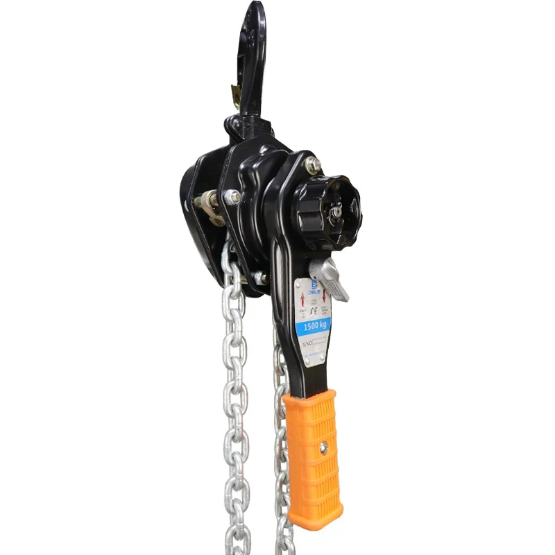 High Quality DH Type Manual Chain Hoist 6 Ton 1.5M Lever Block Chain Block Manufacturers Chain Pulley Hoist