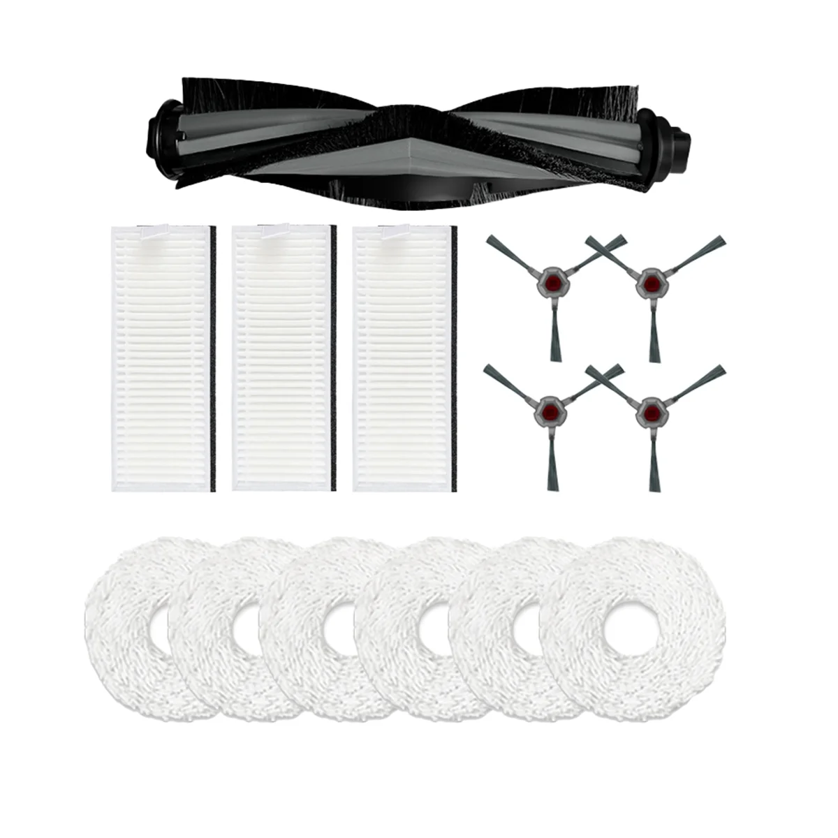 Sweeper accessories Suitable for N9+ Sweeping Robot Side Brush Main Brush Filter Cleaning Rag Accessories