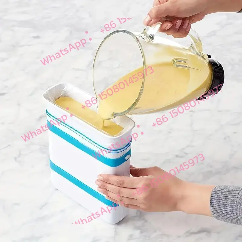 Freezer Food Block Maker Is A Meal Preparation Bag Container for Freezing Leftovers and Soups