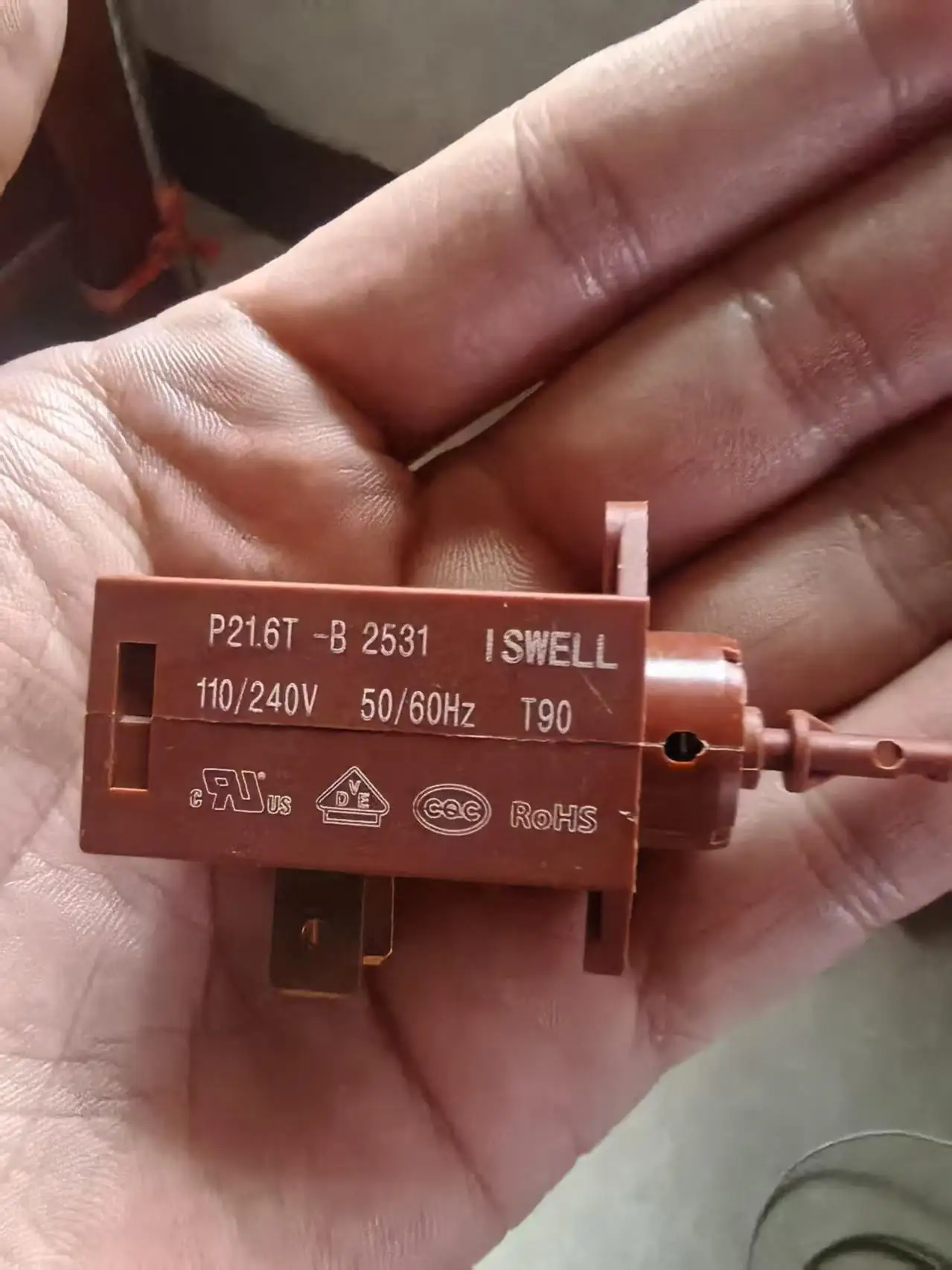 Suitable for dishwasher, clothes washing machine, exhaust fan, steaming box, large thrust thermal switch, wax motor