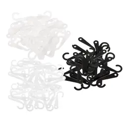 50 Pieces Plastic J Hooks Hanger for Socks Retail Clothes Display Hanger Accessories Hanger 1.77 Inch/45mm