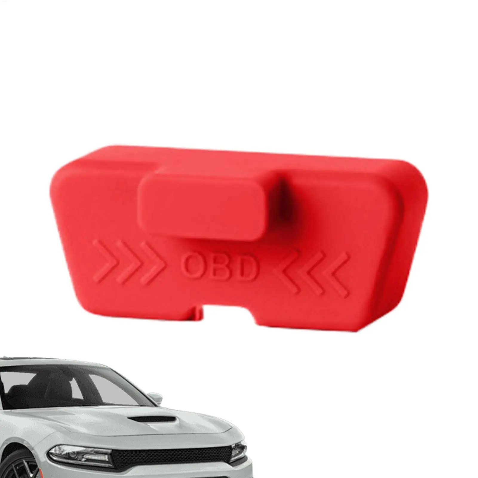 سيارة obd2 واجهة obd غطاء غبار سيليكون واقية كم DVR تشخيص انسداد قبعات غطاء سيليكون مقاوم للماء لمعظم السيارات