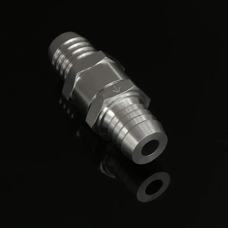 Aluminium Alloy One Way Valve 6/8/10/12/14/16mm Non Return Check Wave for Carburettor Low Pressure Fuel System 1/5pcs