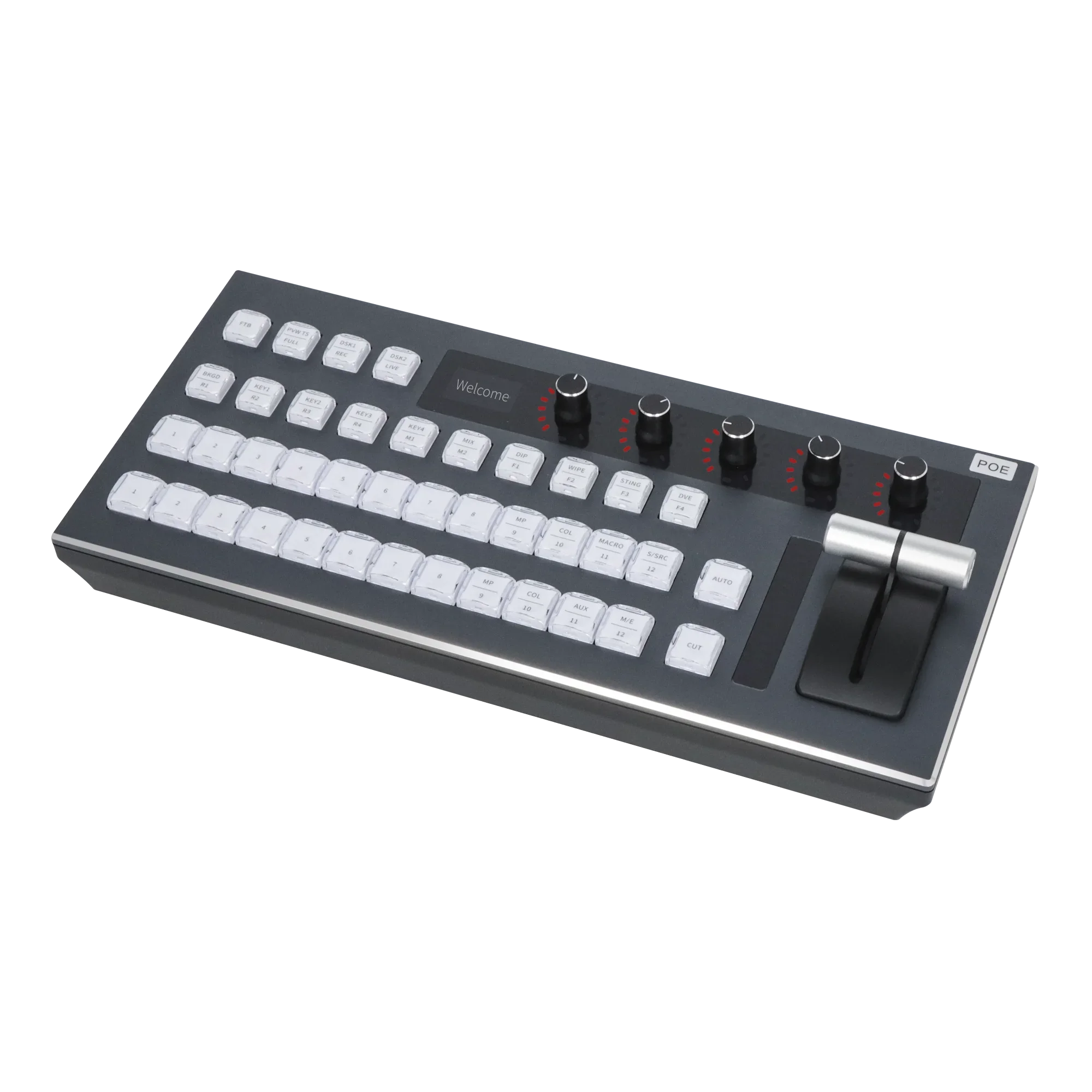 12 Channels Video Switcher Mixer Usb Lan Live Streaming Vmix Controller Vmix Software Switchboard Control Panel