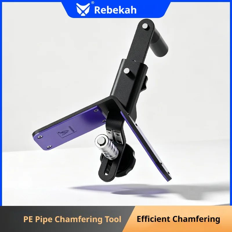 Rebekah Pipe Chamfering Tool Handheld Pipe Beveler 25-400mm HDPE PE PP PPR Pipe End Beveling Butt Fusion Welding RTC160/RTC400