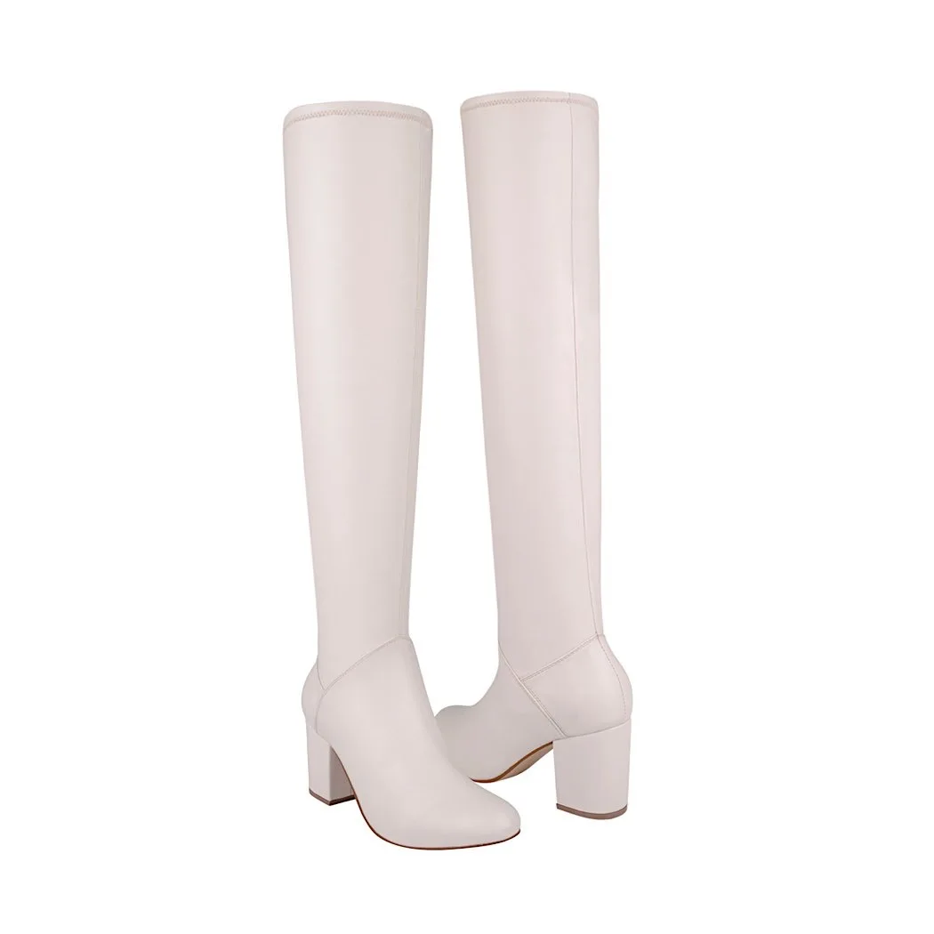 BOTAS DAMA STYLO 3601 SIMIPIEL BEIGE