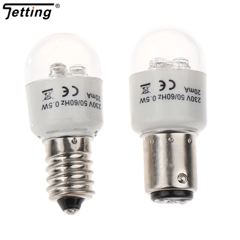 1pcs Sewing LED Bulb BA15D/E14 Light Illuminate 0.5W AC 190-250W Lamp Home Sewing Machine