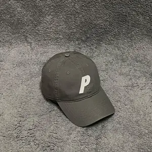 Palace 6-Panel 23ss Wang Yibo Same Sle P Letter Cap Baseball