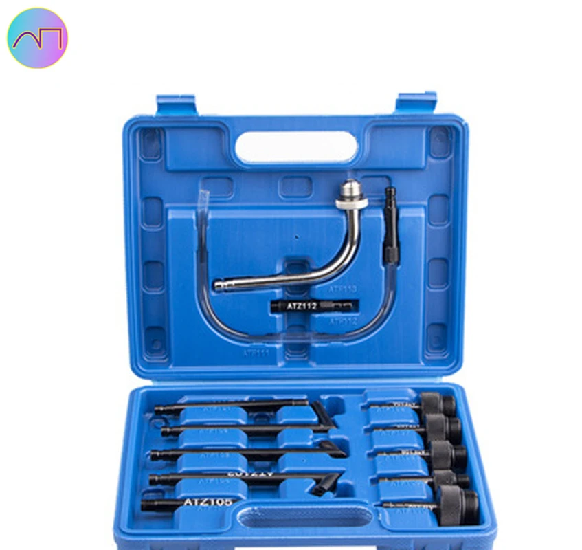 

13pcs atf transmission filling adapter set change machine fuel dispenser pumping oil changer gearbox oil filler tool joint