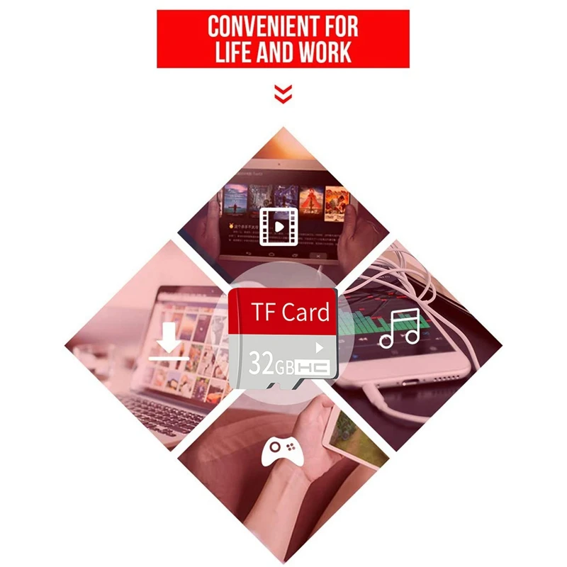 TF Card 12M-80M TF Memory Card For Camera Sports DV Driving Recorder Speaker TF Memory Card Equipment