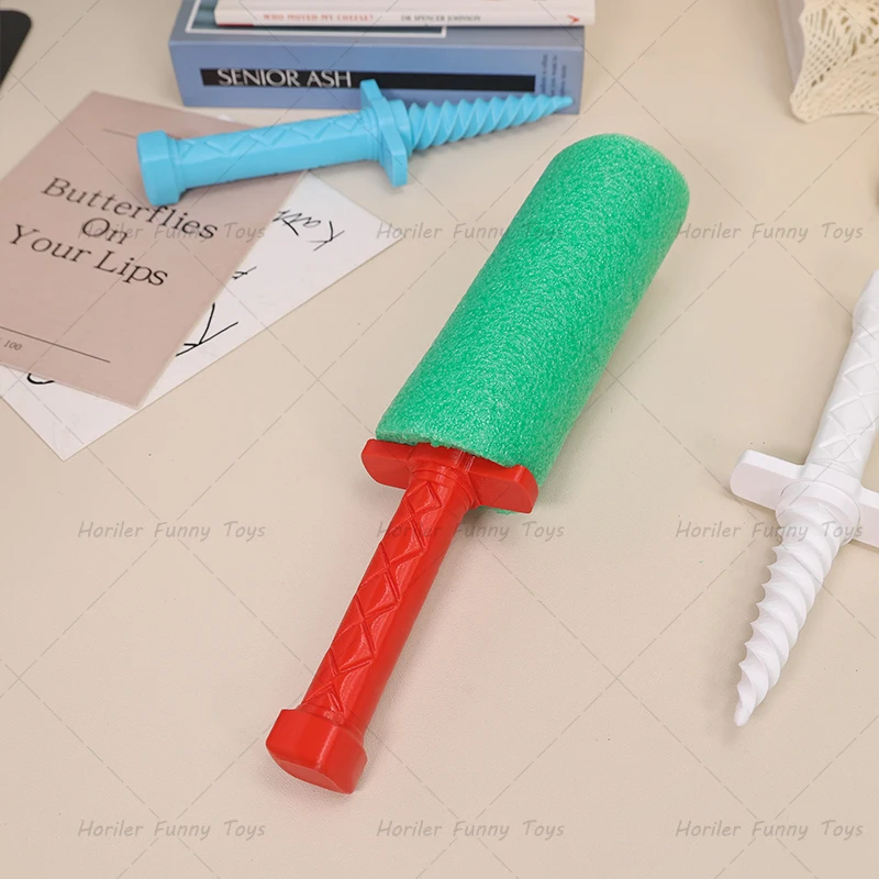 Outdoor Buoyancy Stick Floating Water Swrod Lightsaber Handle, Pool Noodle Foam Katana Handles for Outdoor Game Swim Accessories