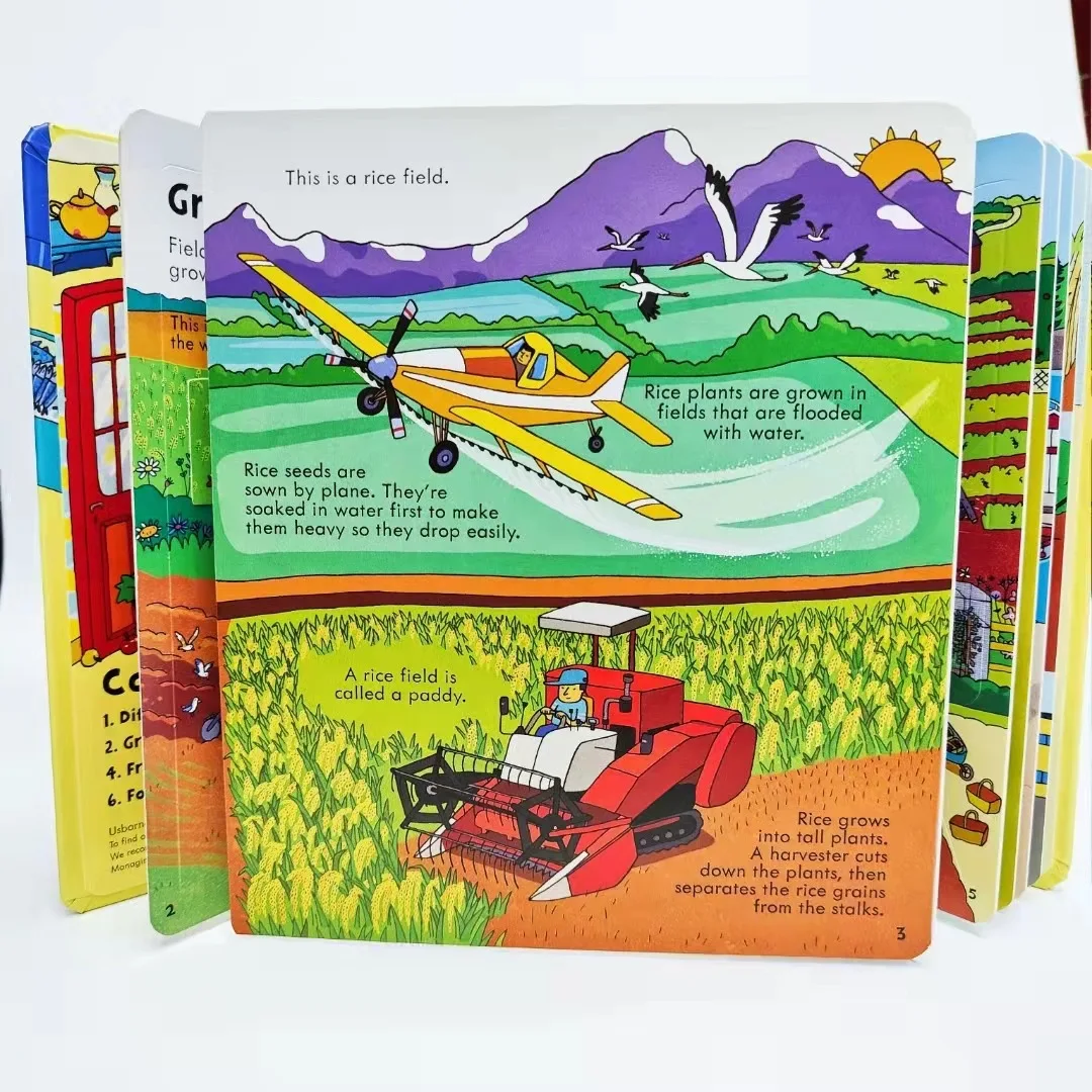 Seas & Oceans Lift Flap Book Kids English Enlightenment Early Learning Encyclopedia
