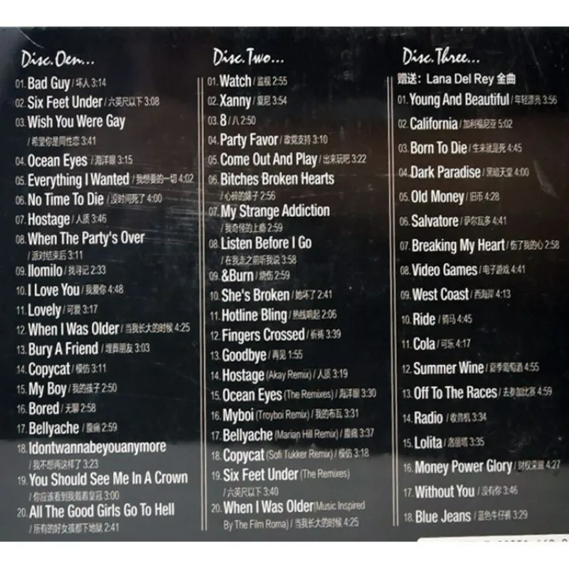 American Female Singer-songwriter 3CD Music Album European and American English Song Albums Car CD - Image 3