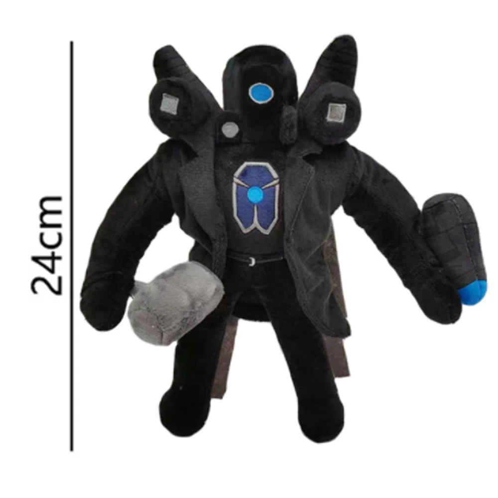 Skibidi-inodoro de titanes de TV para hombre, Skibidi juguete de peluche, altavoz, cámara, reloj de peluche