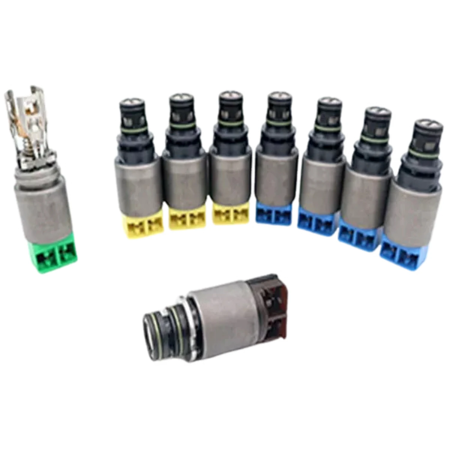 8HP50 8-Speed Automatic Transmission Solenoid Kit For BMW Dodge Jeep Alfa Romeo 9PCS Valve Body Repair Set