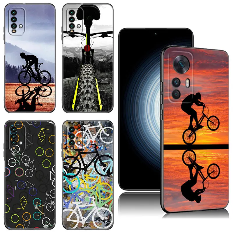 Mountain Bike Cycling Case For Xiaomi Redmi K40 K50 Gaming Note 6 7 K20 K60 Pro 7A 8A 9A 9C 9i 9T 10A 10C 12C A1 A2 Plus Cover