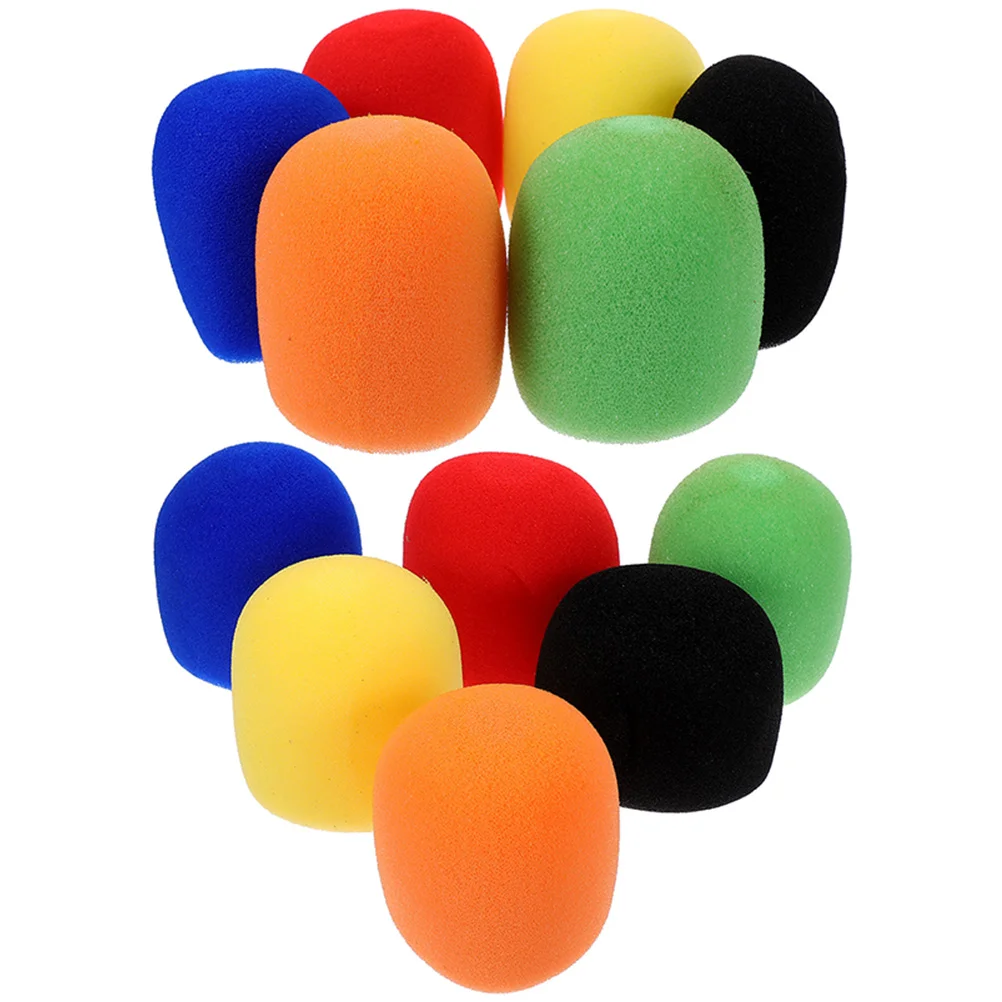 

12 Pcs Microphone Case Audio Headset Clip Microphones Lapel Handheld Windscreen Covers