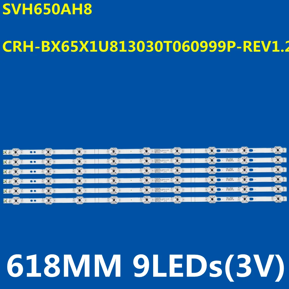 3VLED Backlight Strip For 65R6E3 65AE7000FTUK 65A7100FTUK 65A7300FT 65A7120FS HZ65A52E HZ65A55E CRH-BX65X1U813030T060999P-REV1.2