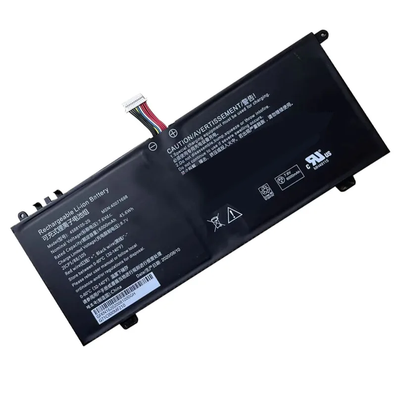 UGB New 4588105-2S1P Laptop Battery For Dynabook CS40L-HB 30026727 40071698 6000mAh 7.6V 45.6Wh