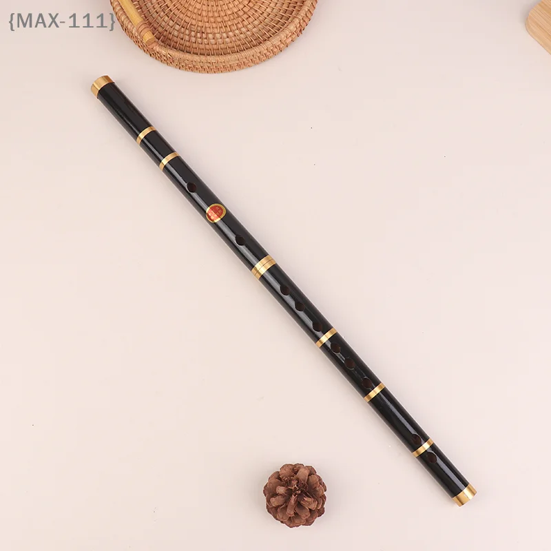 【F2-MAX111】6 Holes Bamboo Flute F Key - Durable Lightweight Handmade Bamboo Transverse Flute Musical Instrument For Beginners
