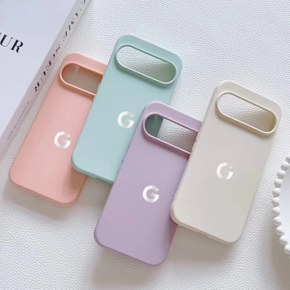Coque de téléphone en silicone liquide, couleur peau, pour Google Pixel 10 9Pro XL 9 8 7 6 A officiel, compatible avec la charge sans fil MagSafe, coque souple