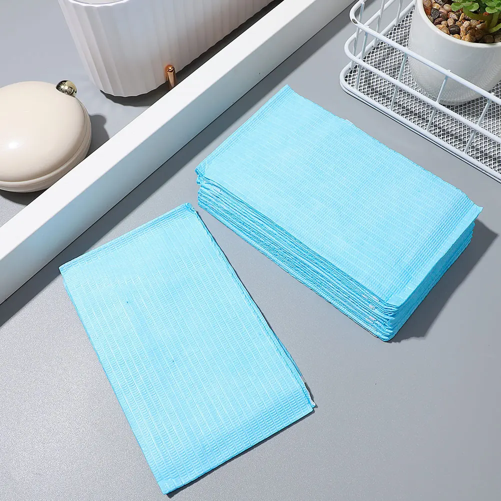 

60pcs Waterproof Bibs for Elderly Adults Disposable Paper Apron Men Women Seniors Protect Clothes Health Care Accessories