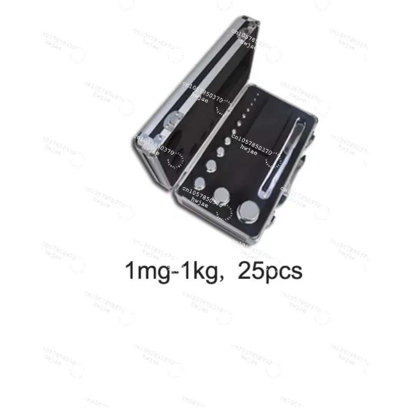 OIML E2 F1 F2 M1 1mg-1kg Standard Calibration Block Weight Mass Set 25pcs