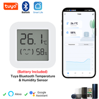 Tuya Temperature Humidity Sensor Mini LCD Display bluetooth-compatible  APP Remote Control Thermometer Hygrometer for Smart