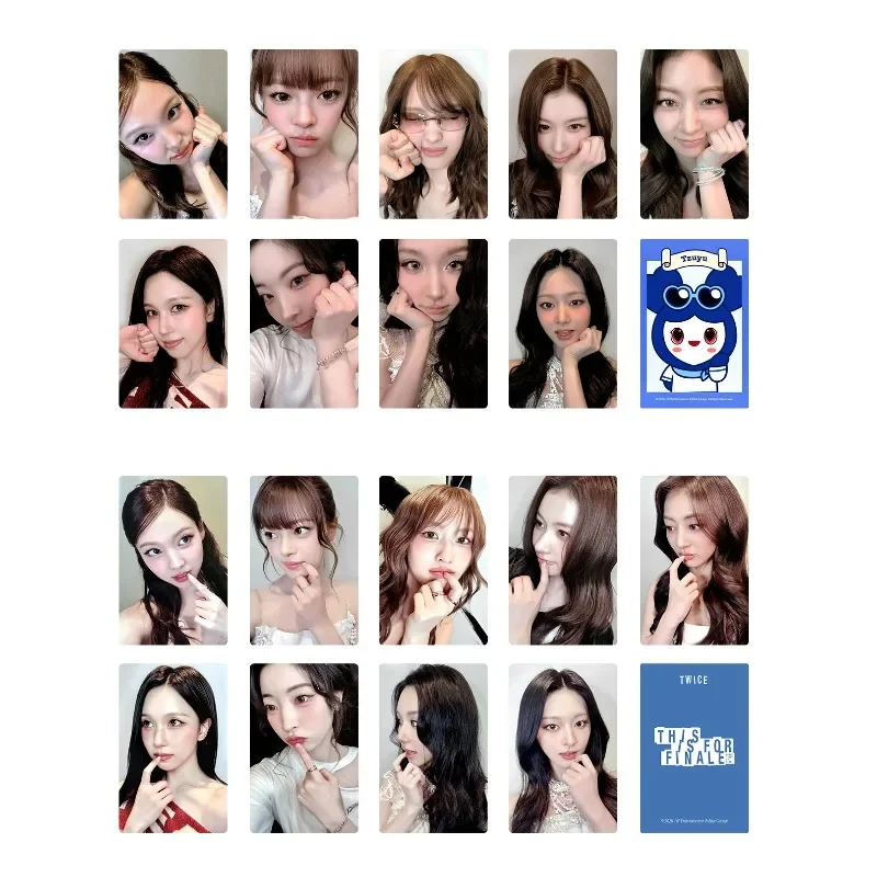 TWICES Peripheral Photocard Special Benefit Photo Card Collectible Mini Character Card Idol Trading Card Fan Souvenir Gift