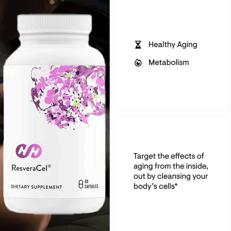 

60 Capsules of Quercetin Plant Body and Resveratrol for Nicotinamide Nucleoside Cell Energy Production and Metabolism