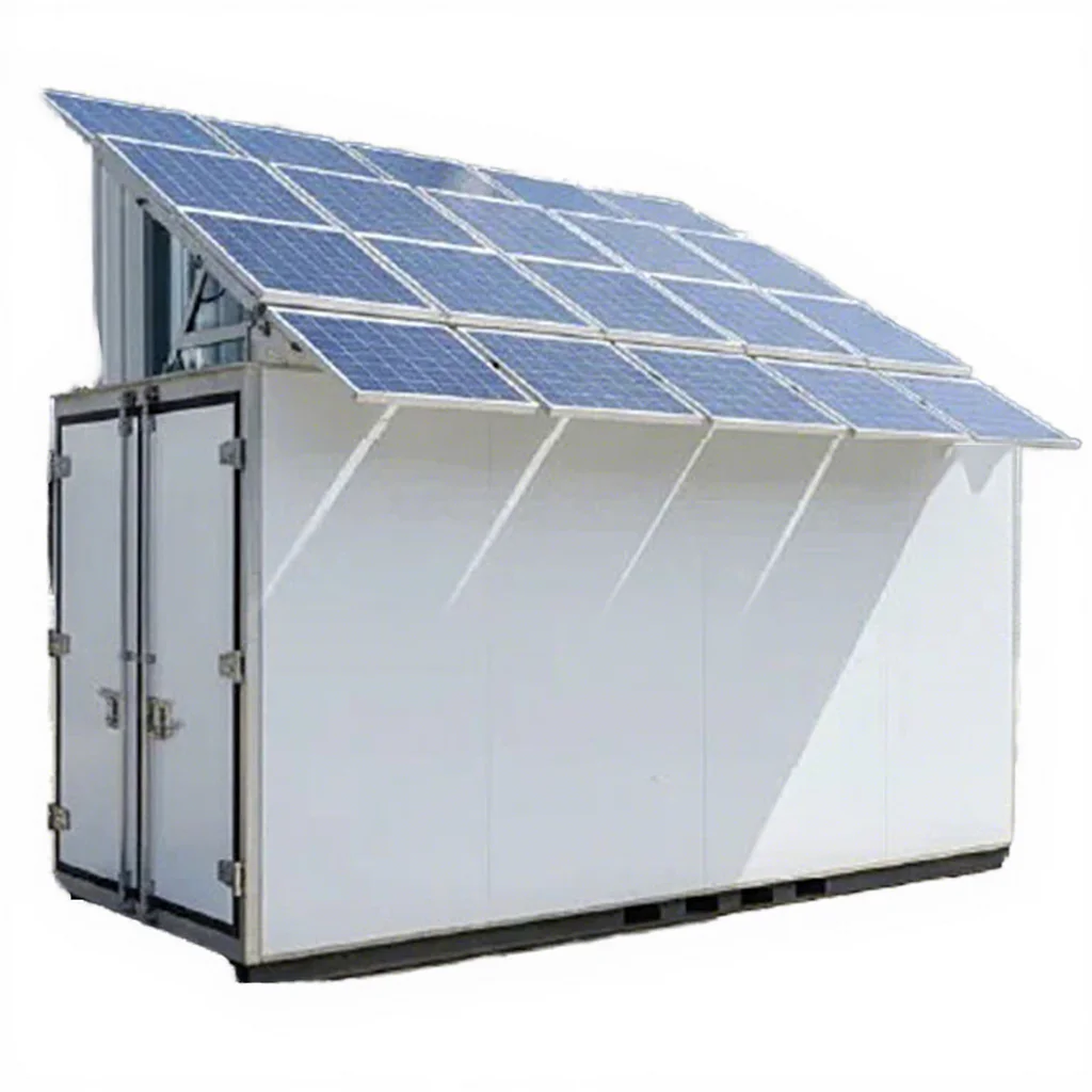 FL Solar Powered Refrigerated Container solar energy independent operation for island fishery cold preservation container