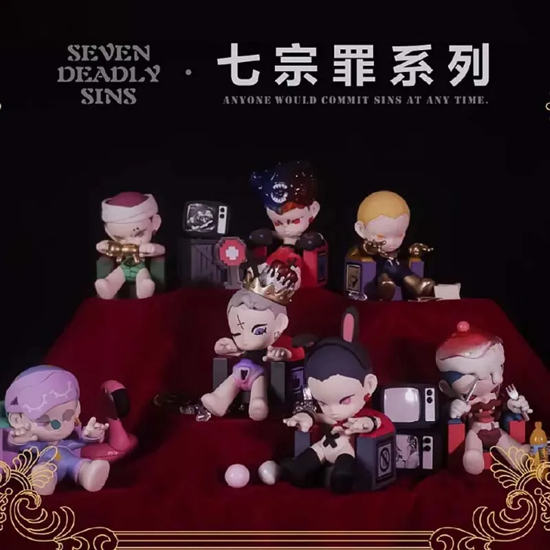 SOSKID Disaster Kids Series 3 Seven Deadly Sins Doll Series Blind Box Caja Ciega Surprise Box Guess Bag Girl Gift  Anime Figures