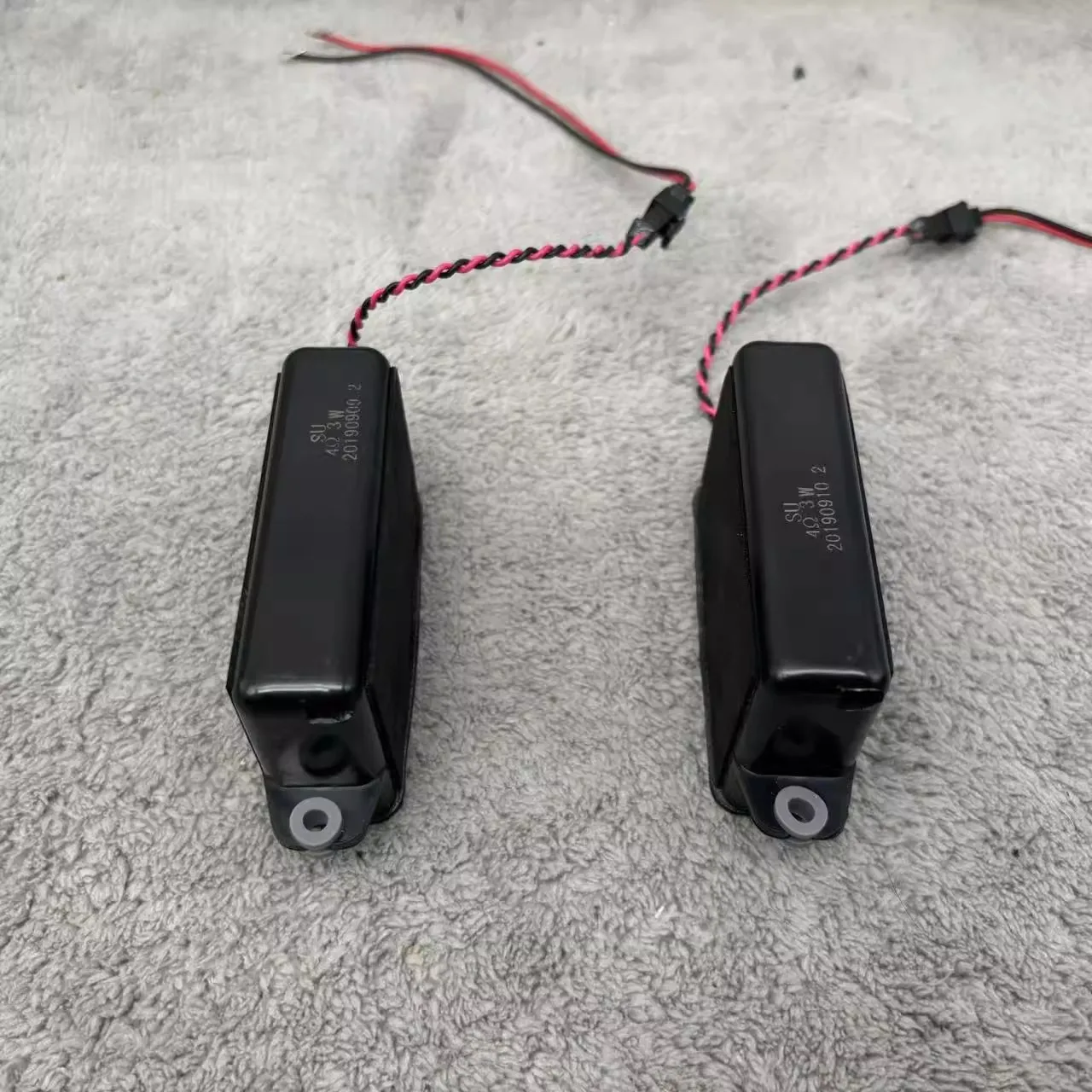 2PCS GHXAMP 2-Way Mini Speaker System 4Ω 3W with Line Control Amplifier Compatibility 80mm*49mm*23mm