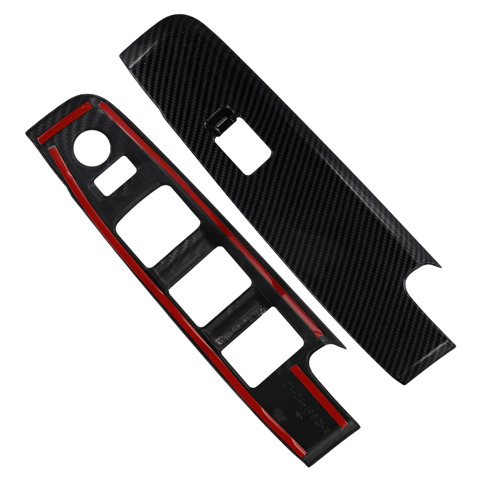 

Stylish Carbon Fiber Window Lift Switch Panel Trim Designed for Isuzu DMax dMax Models from 2023 to 2024 Reliable