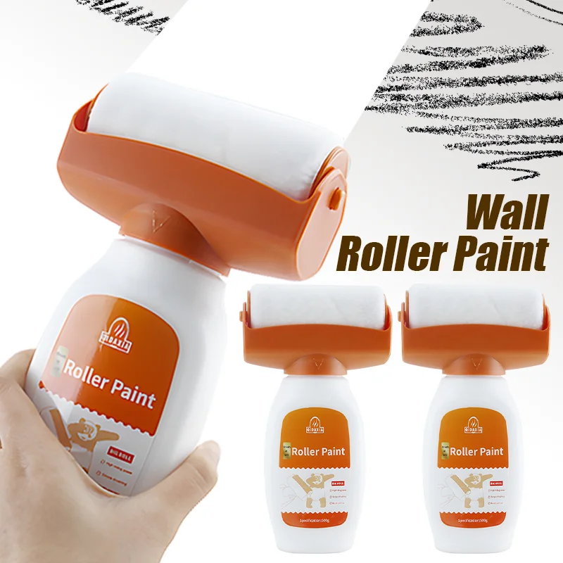 

Water Based Latex Paint Roller, Wall Repair Roller, Paint Cleaning Tool, White, DIY Renovation, Spackle, Household Supply