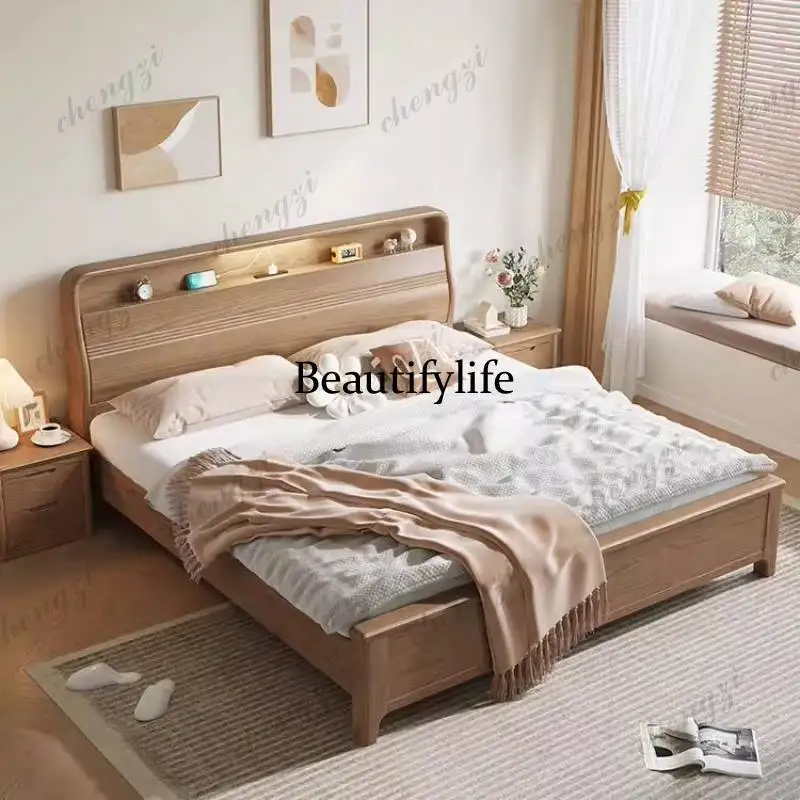 

Accessories Double Bed Mattresses Covers Wooden Bunker Double Bed King ForKids Letto Matrimoniale Furniture