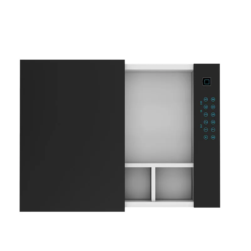 Wardrobe fingerprint password drawer safe household small hidden smart invisible safe