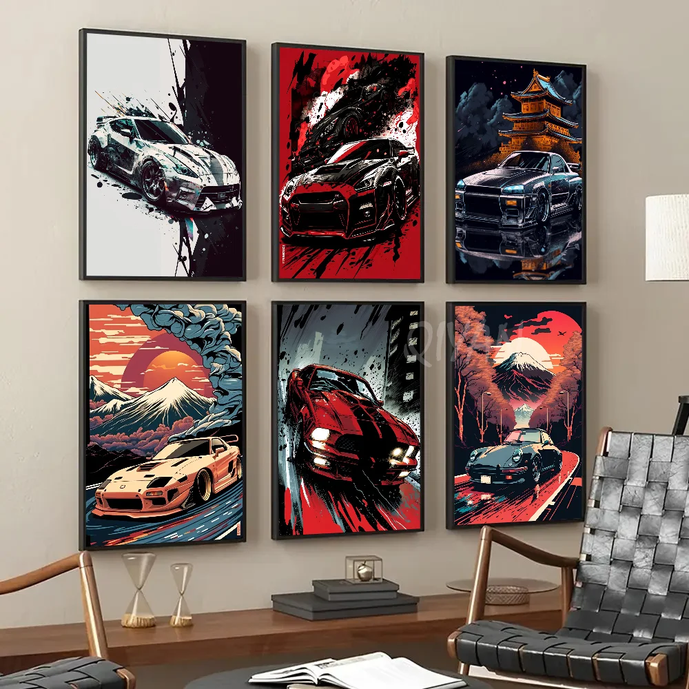 

Car Lover Poster Paper Print Home Living Room Bedroom Entrance Bar Restaurant Cafe Art Painting Decoration