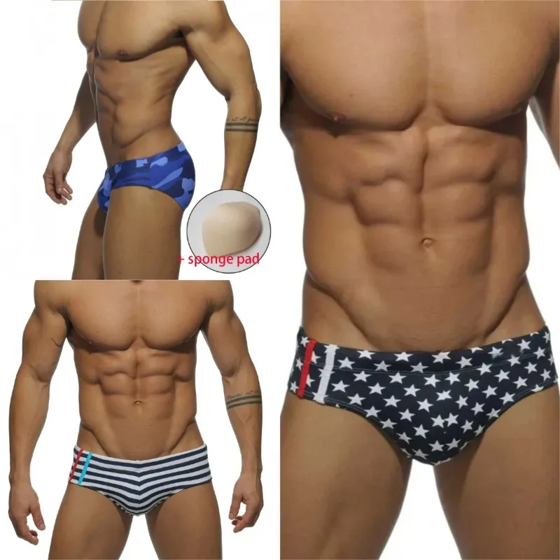 

Мужские купальники, плавки, сексуальные летние эластичные пляжные серфинговые плавки, спортивный костюм, шорты, купальник, трусы для плавания, мужская одежда