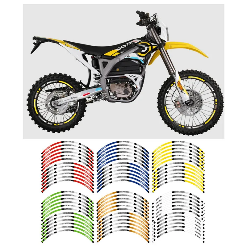 

Rim Wheel Decals Stickers Accessories For SURRON Segway x260 x160 LIGHT ULTRA BEE X T XC TC