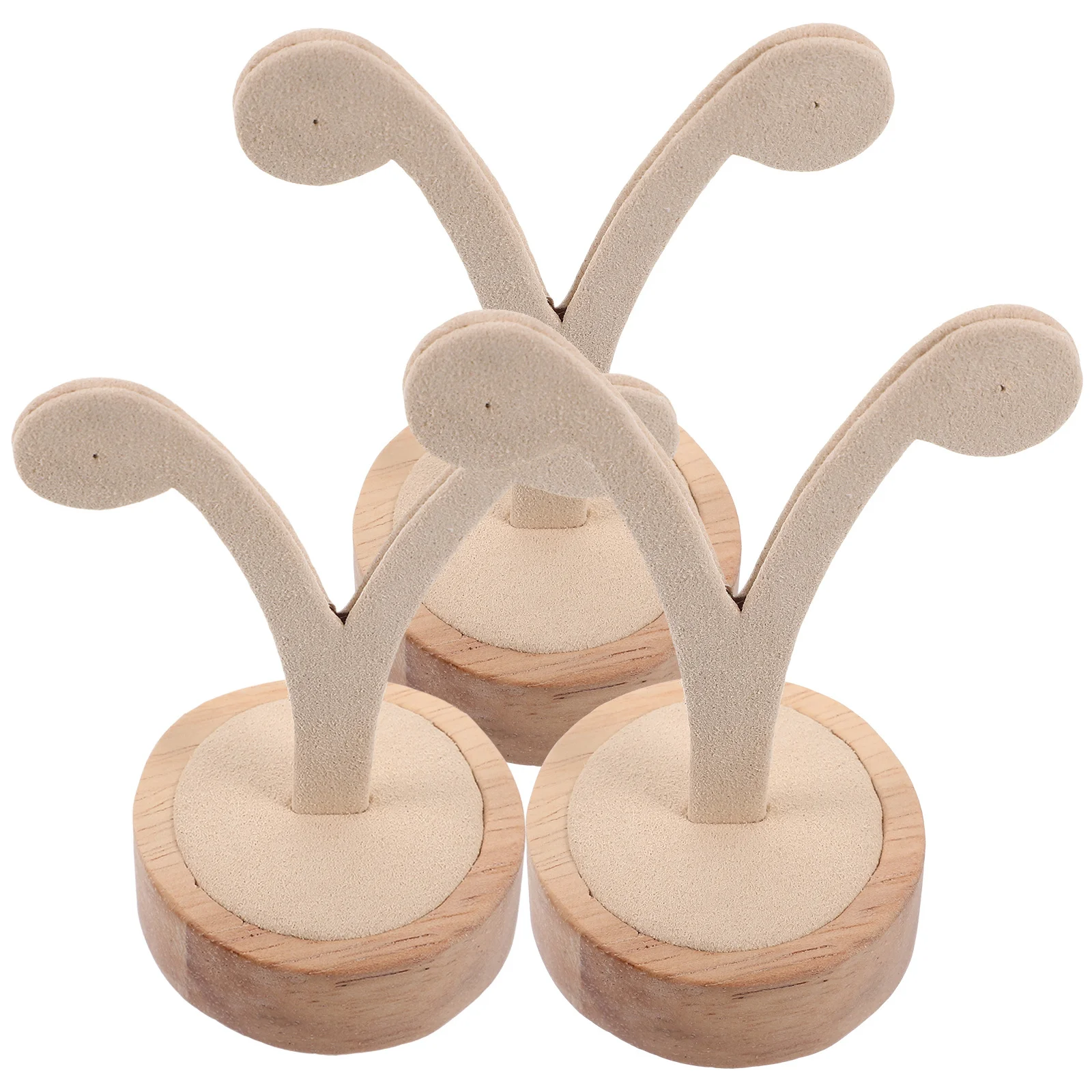 

3Pcs Earring Holder Stand Jewelry Organizer Display Rack for Earrings Studs Hoops Tabletop Ear Display Rack Storage Solution